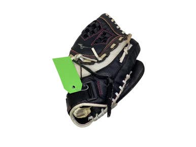 Used Mizuno FINCH BB/SB Glove RH Throw Black And Pink 11" 11347-S000257824