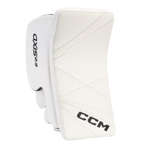 New CCM White Axis 2.9 SDC Goalie Blocker | Full Right | Intermediate | #191520483326