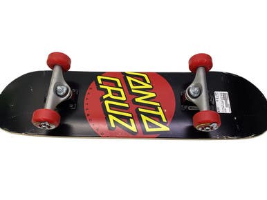Used Santa Cruz SANTA CRUZ 27 INCH SKATE BOARD Complete Skateboard Black 7 1/4" 11347-S000256943