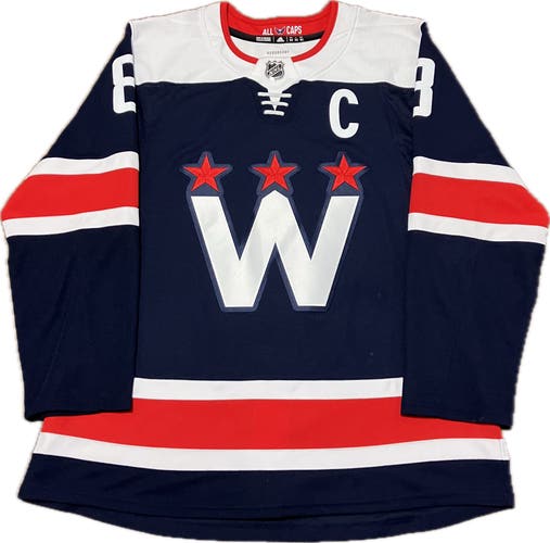 Washington Capitals Alex Ovechkin Alternate Adidas NHL Hockey Jersey Size 52