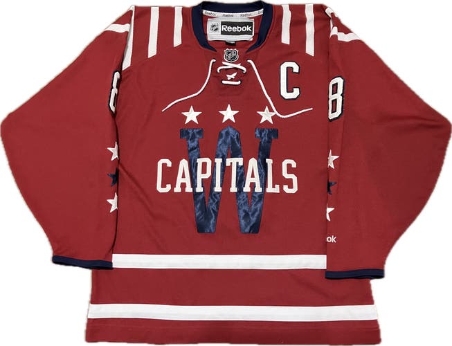 Washington Capitals Alex Ovechkin 2015 Winter Classic Reebok NHL Hockey Jersey M