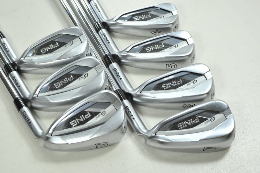 Ping G425 4-W Iron Set Regular Flex Black Dot Right AWT 2.0 Steel # 204598