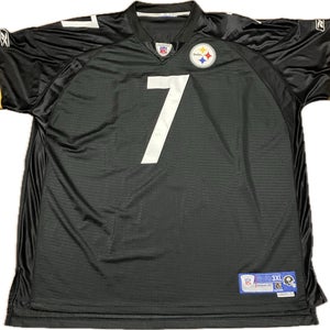 Pittsburgh Steelers Ben Roethlisberger NFL Reebok Jersey Size 3XL