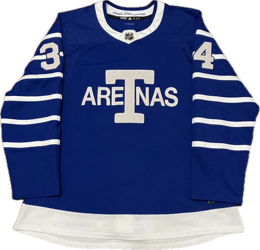 Toronto Maple Leafs Auston Matthews Arena Adidas NHL Hockey Jersey Size 54