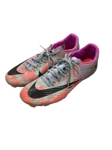 Used Nike AIR ZOOM MERCURIAL MDS Soccer Cleats Pink Senior 9 11884-S000054690