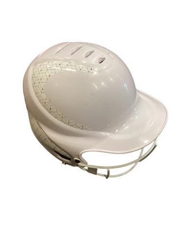 Used RIP-IT BATTING HELMET W/MASK Batting Helmet w/Mask White SM 11884-S000054645