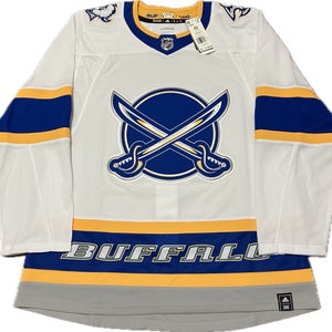 NWT Buffalo Sabres Blank Reverse Retro 1.0 Adidas NHL Hockey Jersey Size 52