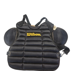 Used Wilson CHEST PROTECTER Catchers Chest Protector Black Youth 11850-S000021876