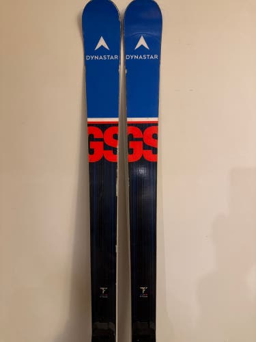 Unisex Dynastar Speed WC FIS GS 188 cm Skis With Bindings Max Din 15 (Used)