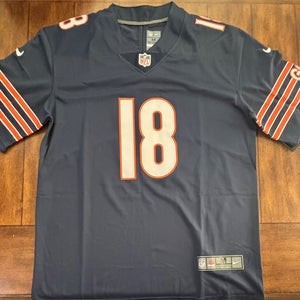 Chicago Bears Caleb Williams #18 Jersey Adult Medium Navy Stitched New With Tags