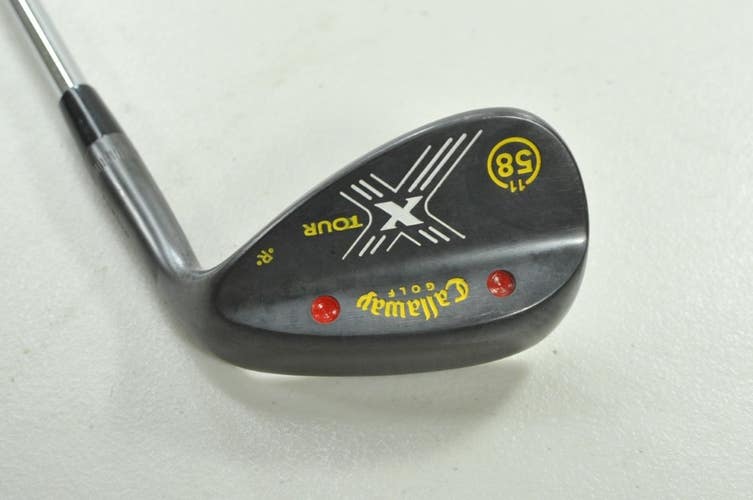 Callaway X Tour Vintage 58*-11 Wedge Right True Temper Steel # 204830