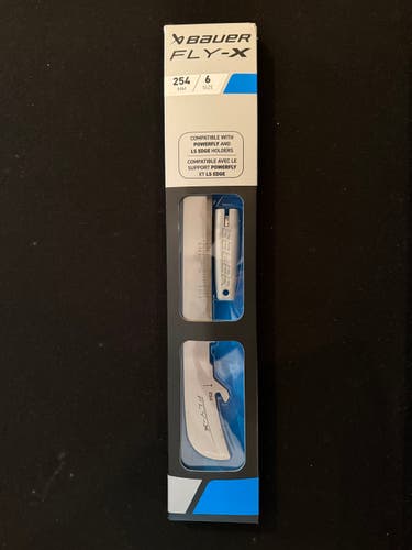 Bauer Fly-X 254 mm Size 6 Steel Runners (New)