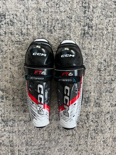 Junior CCM Jetspeed FT6 11" Shin Pads (Used)