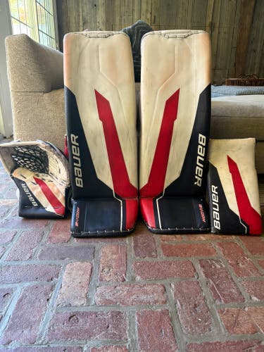 35" Bauer Pro Custom Supreme Shadow Regular Goalie Full Set (Used)