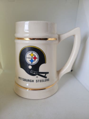 Vintage Pittsburgh Steelers Ceramic Stein