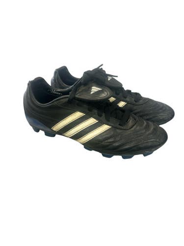 Used Adidas ART NO. G00913 Soccer Cleats Black And Royal Blue Senior 9 11862-S000091414