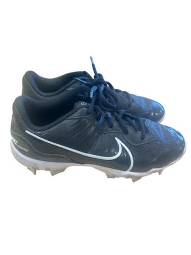 Used Nike DJ6525-002 BB/SB Cleats Black And White Junior 05 11862-S000091413
