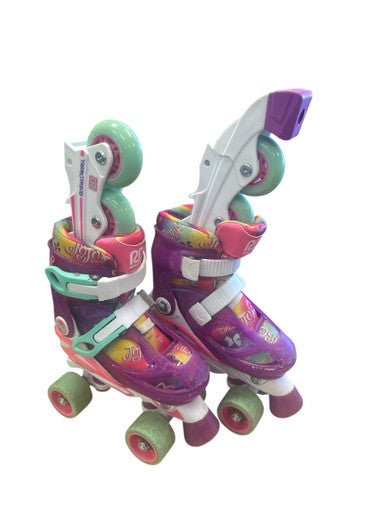 Used RollerDerby JOJO Child Roller Quad Skates Pink Adjustable 11862-S000091432