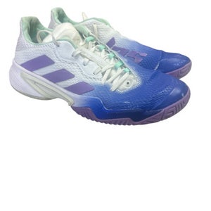 Used Adidas BARRICADE SHOES Basketball Shoes W White And Purple Senior 7.5 11862-S000091490
