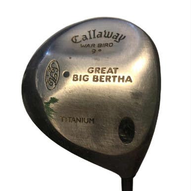 Used Callaway BIG BERTHA WARBIRD Mens Driver RH 9.0 Degree 11730-S000067319