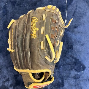 Brown Rawlings Highlight Series RH Pitcher's Baseball Glove 12" (Used)