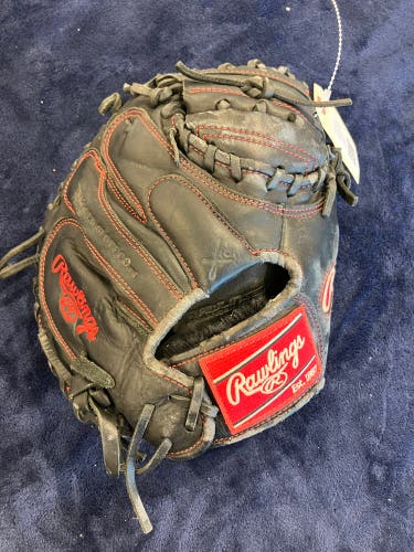 Black Rawlings Gamer Series RH Catcher's Baseball Glove 32" (Used)