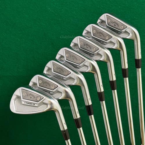 Callaway X Forged CB '21 4-PW Iron Set KBS Tour 120 Steel Stiff