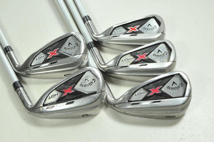 Callaway X Hot 6-PW Iron Set Right Regular Flex 75g Graphite # 204794
