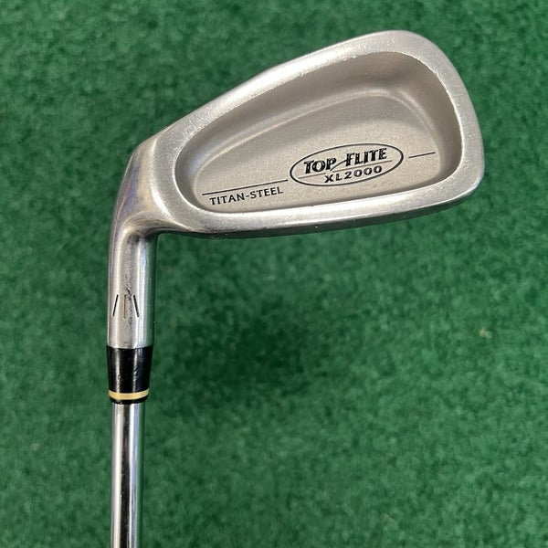 Top Flite XL 2000 Left Handed 7 Iron Men's LEFT Hand Steel Shaft Stiff Flex