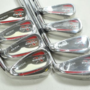 Tour Edge Exotics XCG 3-PW Iron Set Stiff Flex Right DG S300 Steel # 204815