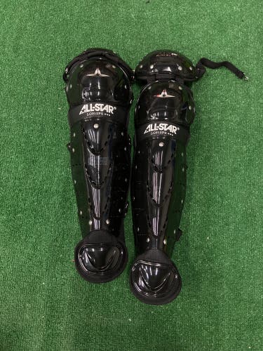 New All Star Player's Series Catcher's Leg Guard | Ages 9-12  13.5"