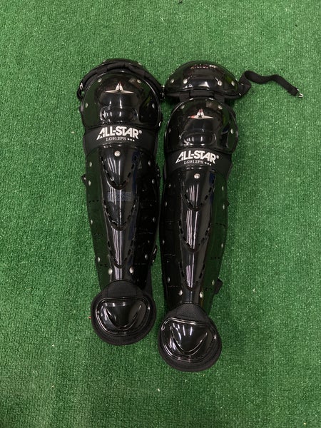 New All Star Player's Series Catcher's Leg Guard | Ages 9-12 13.5"