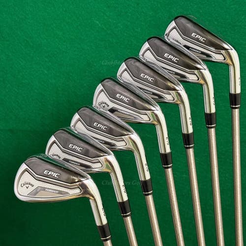 Callaway EPIC Forged E19 4-PW Iron Set AeroTech SteelFiber fc 90 F4 Stiff