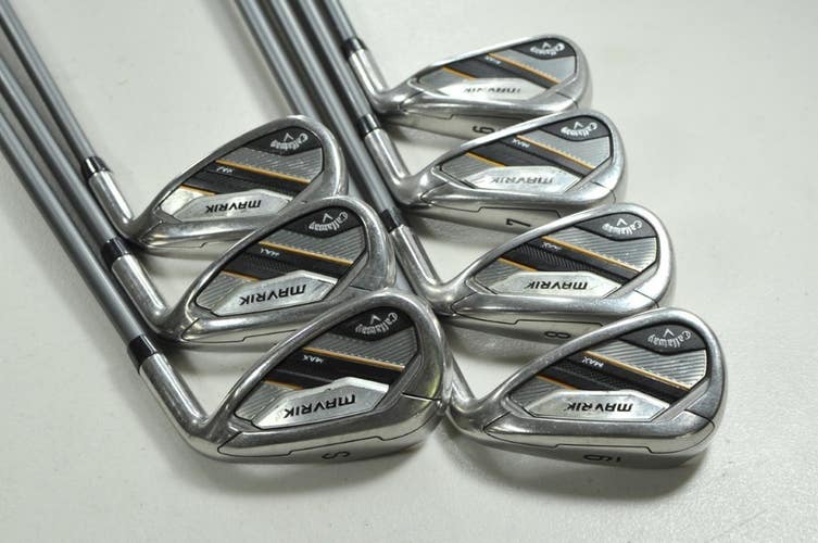 Callaway Mavrik Max 6-PW,AW,SW Iron Set Senior Flex RH Catalyst Graphite #204793