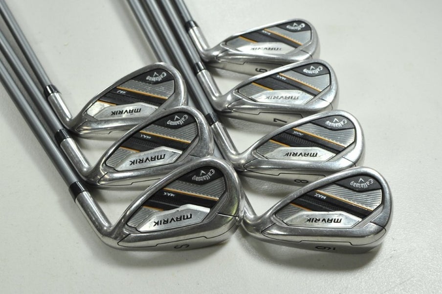 Callaway Mavrik Max 6-PW,AW,SW Iron Set Senior Flex RH Catalyst Graphite #204793