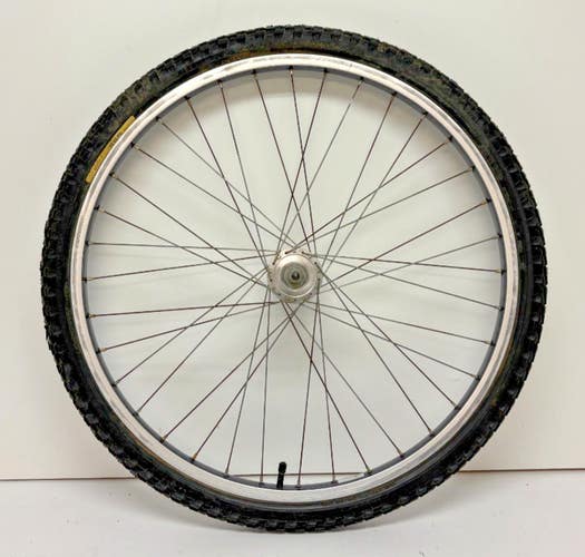 Vintage Araya 36-Steel Spoke Aluminum 26" Bolt-On Front Wheel Sunshine Hub +Tire