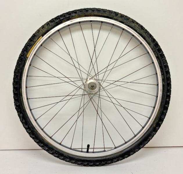 Vintage Araya 36-Steel Spoke Aluminum 26" Bolt-On Front Wheel Sunshine Hub +Tire
