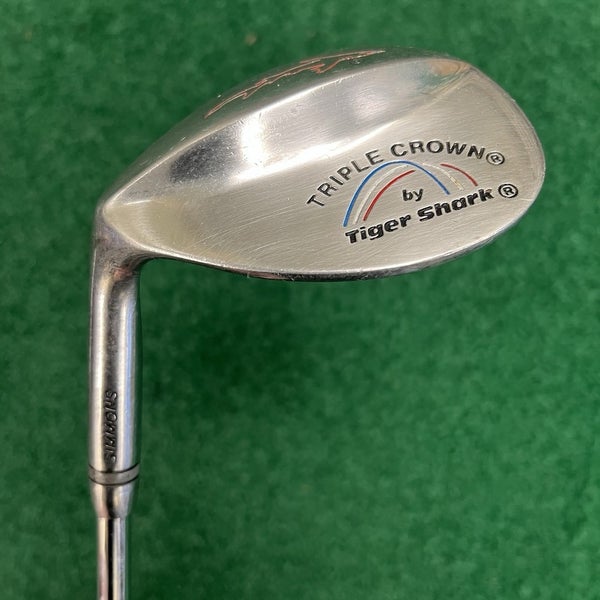 Tiger Shark by Simmons Triple Crown Sand Wedge OS Head LEFT HAND Steel Shaft