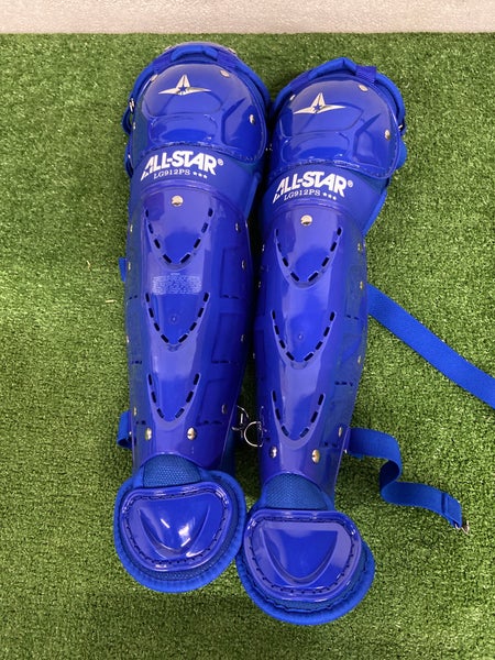 New All Star Player's Series Catcher's Leg Guard | Ages 9-12 13.5"