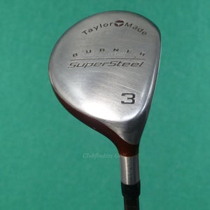 TaylorMade Burner Supersteel Fairway 3 Wood Factory S-90 Bubble Graphite Stiff