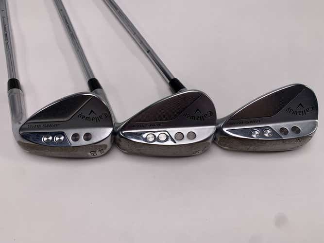 Callaway Jaws Raw Chrome Wedge Set 52* 10 | 56* 10 | 60* 10 Modus 3 Mens RH