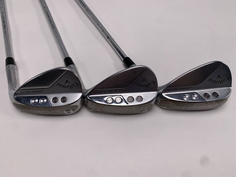 Callaway Jaws Raw Chrome Wedge Set 52* 10 | 56* 10 | 60* 10 Modus 3 Mens RH