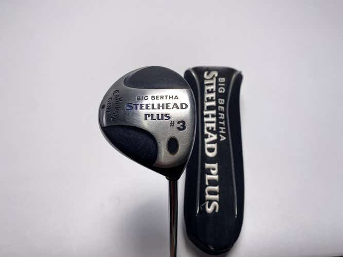 Callaway Steelhead Plus 3 Fairway Wood 15* Regular Steel Mens RH HC