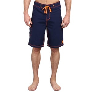 Hurley One Only 22" Boardshort Men's 34 Mid Navy Cargo Pocket Swimwear TLW144