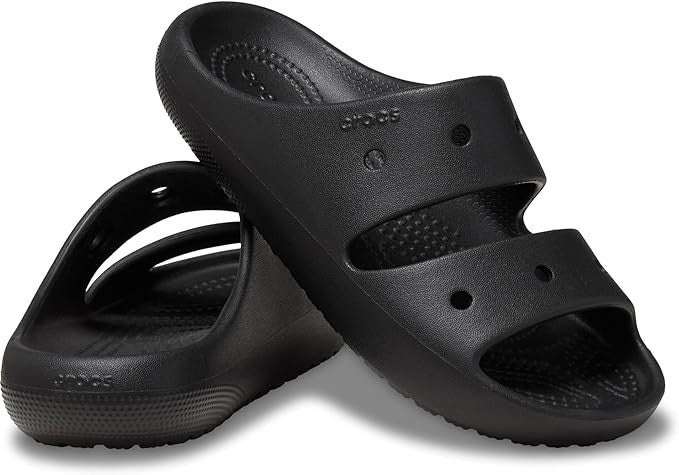 Crocs Classic 209421-001 Slide Unisex Kids US 1 Black Double Strap Sandal TLW172