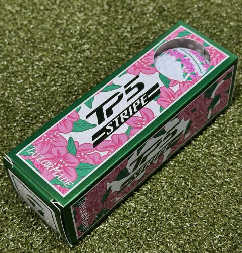 TaylorMade TP5 Stripe Season Opener Limited Edition Golf Balls Masters 1 Sleeve