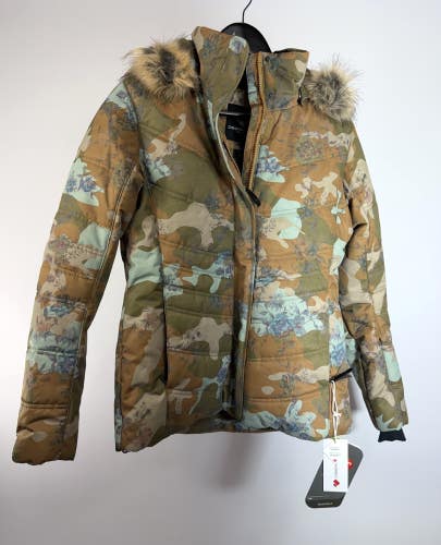 Womens Obermeyer Tuscany II Ski Jacket Vintage Camo Sz 8 NWT