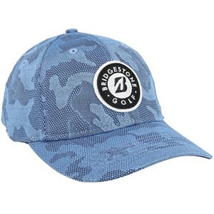 NEW Bridgestone Golf Tonal Camo Blue Adjustable Snapback Golf Hat/Cap