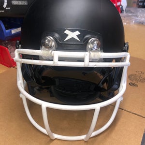 USED XENITH X2E+ ADULT FOOTBALL HELMET - LARGE - FLAT BLACK