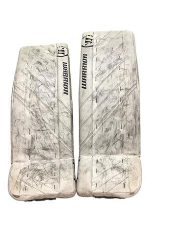 Used Warrior RITUAL G4 Goalie Leg Pads Inter White 32" 11686-S000046842